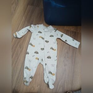 Tractor Print Kids One Piece